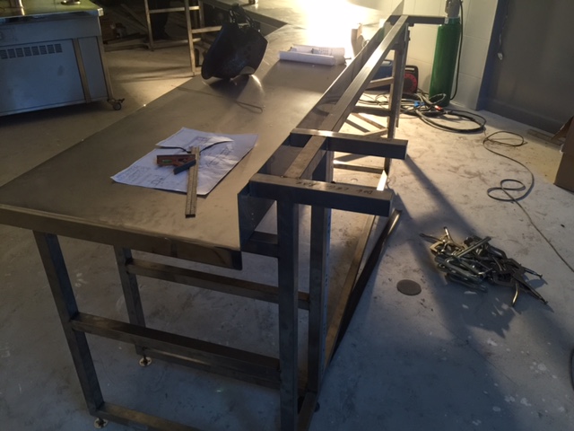 Commercial induction part built frame Harborne