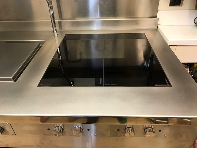 Superyacht induction hobs