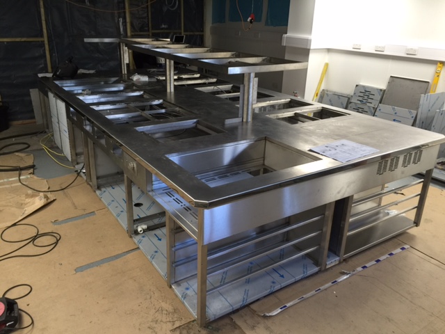 Induction cooking suite assembled end day 1